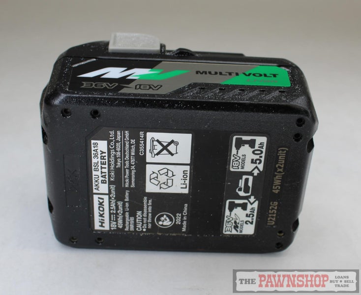 Hikoki Multi Volt 36/18V 5.0/2.5Ah Battery Carousel 4