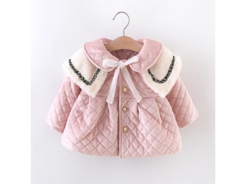 TINY COTTONS] Bow Snow Jacket_pink Bow ski jacket in pink