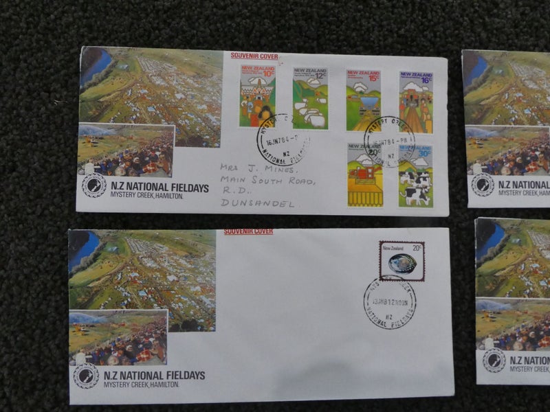 NZ Feild days FDC collection-$1res Carousel 2