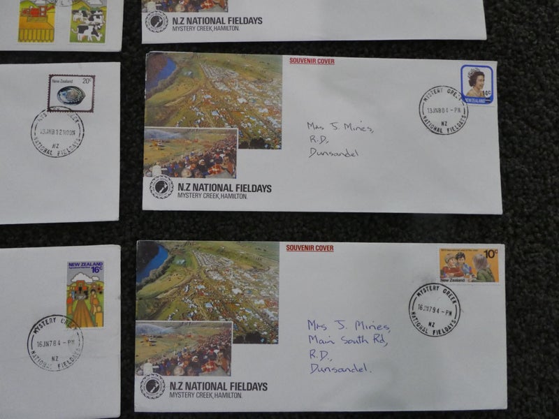 NZ Feild days FDC collection-$1res Carousel 5