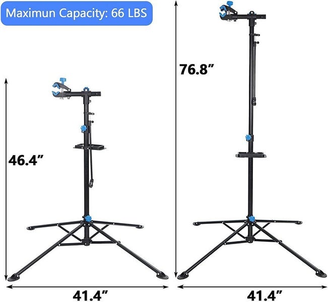 Bike Repair Work Stand With Tool Tray63667719129602114