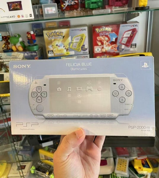 Rare Boxed PSP2000 Felicia Blue with 6.60 PRO-C 64G MS In Original kits Carousel 2