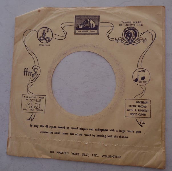 HMV multi NZ record sleeve (pre-owned) Carousel 1