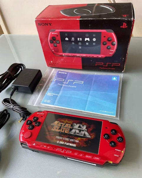 Boxed Special Edition PSP3000 Black Red PSP in 6.60 PRO-C 64G Full Kits MINT Carousel 2