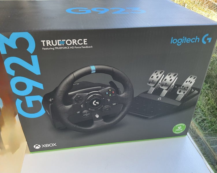 G923 Logitech Sim Racing Wheel & Pedals Trueforce Dual Clutch X Box X S & PC Carousel 1