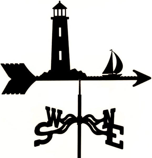 Weathercock Wind Direction Indicator Retro Stainless Steel wind vane Metal wea Carousel 1