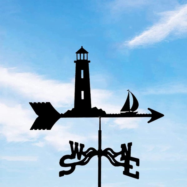 Weathercock Wind Direction Indicator Retro Stainless Steel wind vane Metal wea Carousel 7