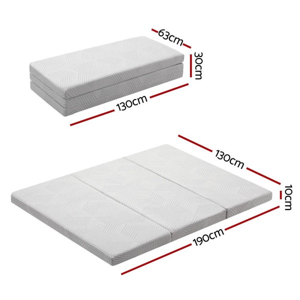 Giselle Bedding 3 Foldable Mattress Folding Foam Double Carousel 2