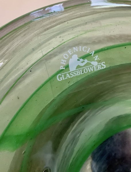 BEAUTIFUL SIGNED PHOENICIAN GLASS BLOWERS62863238237057111