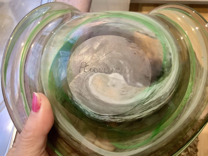 BEAUTIFUL SIGNED PHOENICIAN GLASS BLOWERS62863238237057113