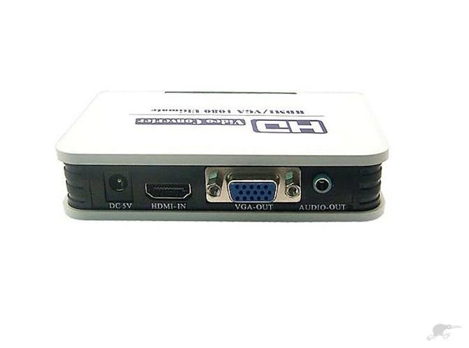 HDMI to VGA+Audio HD Video Converter Box 1080p NEW Carousel 1