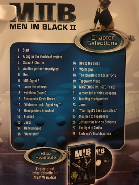 MEN IN BLACK II ( MIIB ) 2 DISC COLLECTORS EDITION62988861583873112