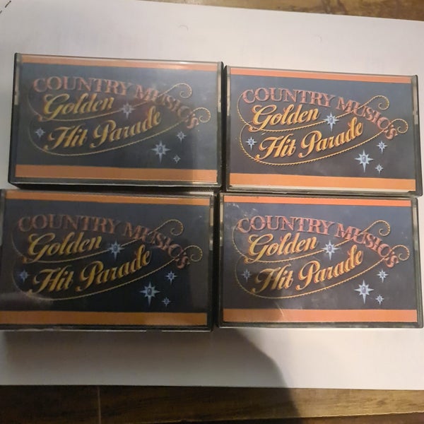 4 X Cassette Tapes titled Country Music's Golden Hit Parade Carousel 1