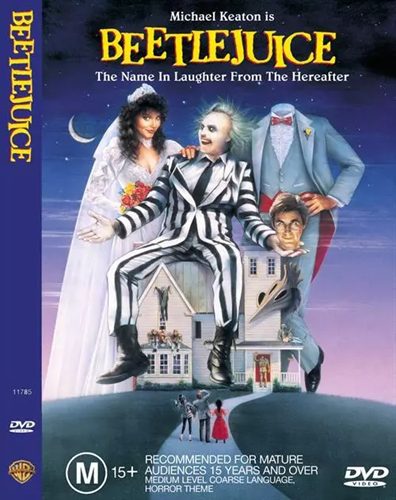 Beetlejuice - Michael Keaton, Geena Davis DVD Region 463003887830402117
