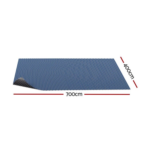 Pool Cover 600 Micron 7X4M Swimming Pool Solar Blanket Blue Black Carousel 2