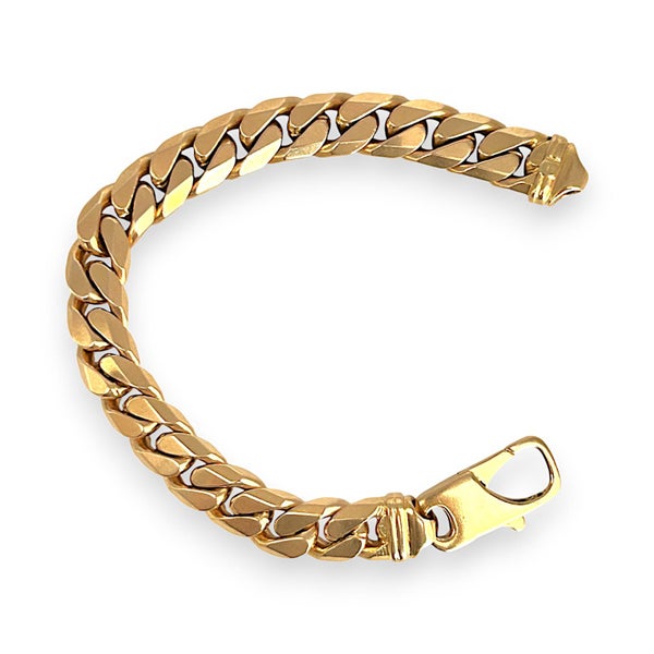 9K Gold Curb Link Massive 88.61g Bracelet, Valuation $23,000. R # 425628638528665631111