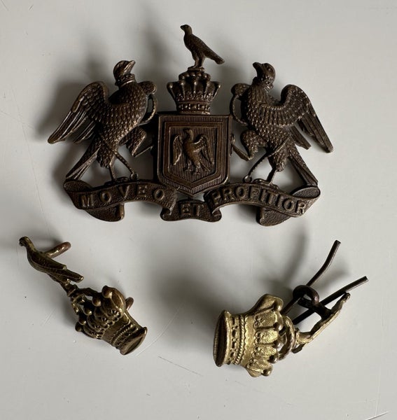 WW1 8th South Canterbury Rifles Cap & Collar Badges Carousel 8