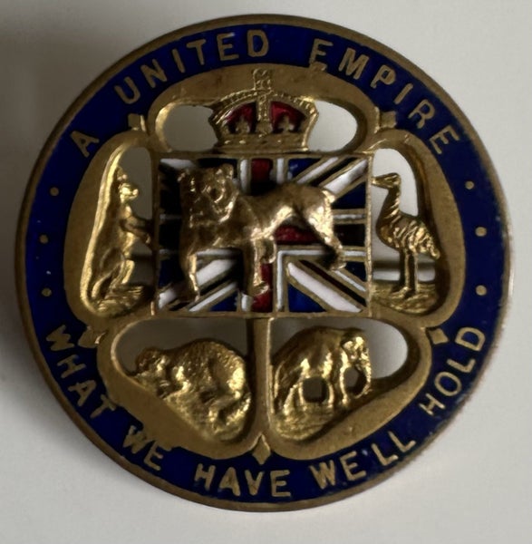 WWI 'A United Empire' patriotic badge Carousel 3