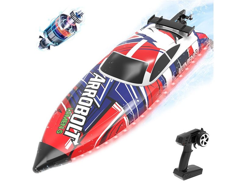 RC Brushless RC Boats - 35+MPH Fast RC Boats for Lakes, Adults Carousel 1