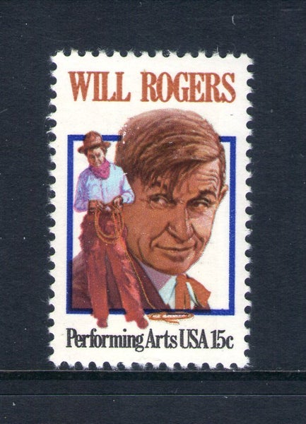 USA - 1801 - 1979 Will Rogers (1) - UHM Carousel 1