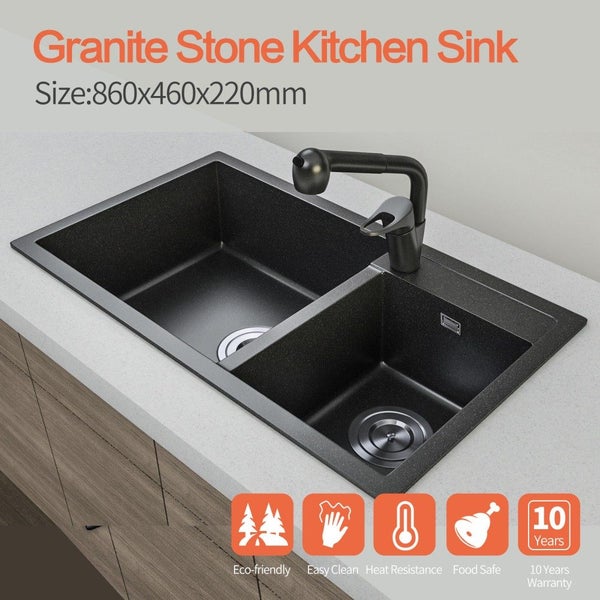 Kitchen Laundry Sink Double Bowls Carousel 1