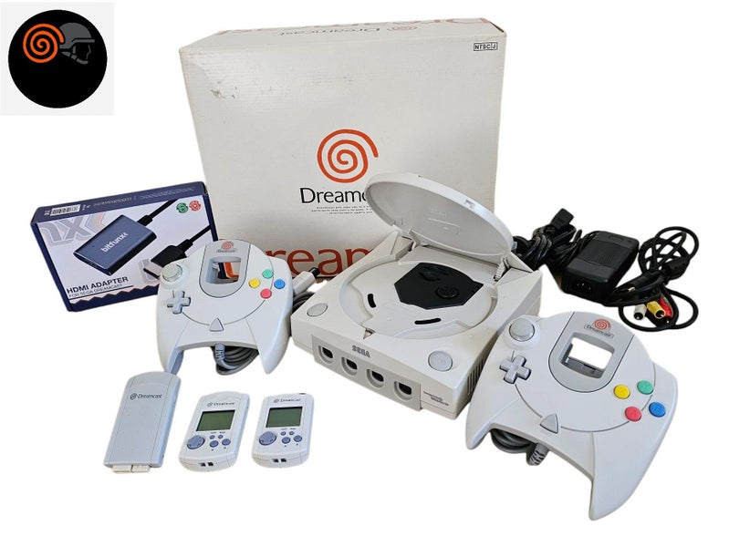 Sega Dreamcast (Disc-Free Gaming) Retro Complete Bundle #03 - 90-Day Warranty Carousel 1