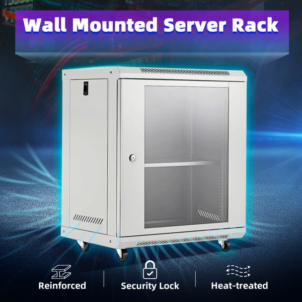 12U Server Network Data Rack Cabinet Carousel 1