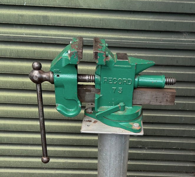 Record 75 engineers vice on stand (will freight this one) Carousel 1