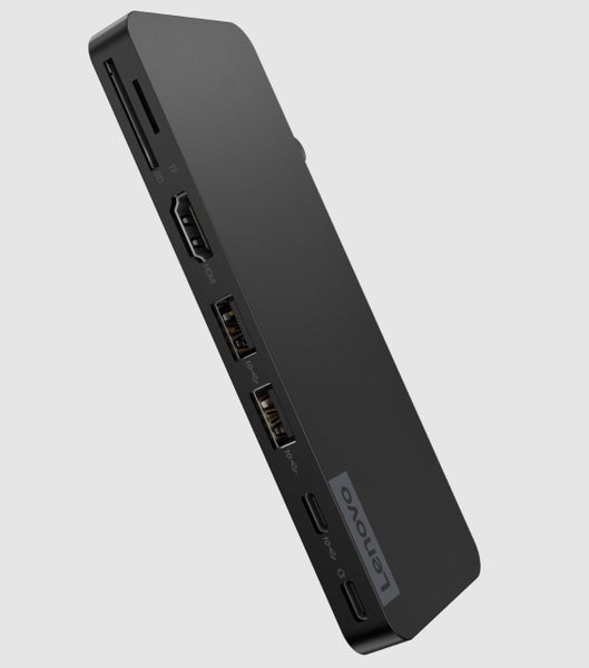 Lenovo USB-C Super Slim Travel Hub with Cable Management, Single 4K, 65W PD Carousel 1