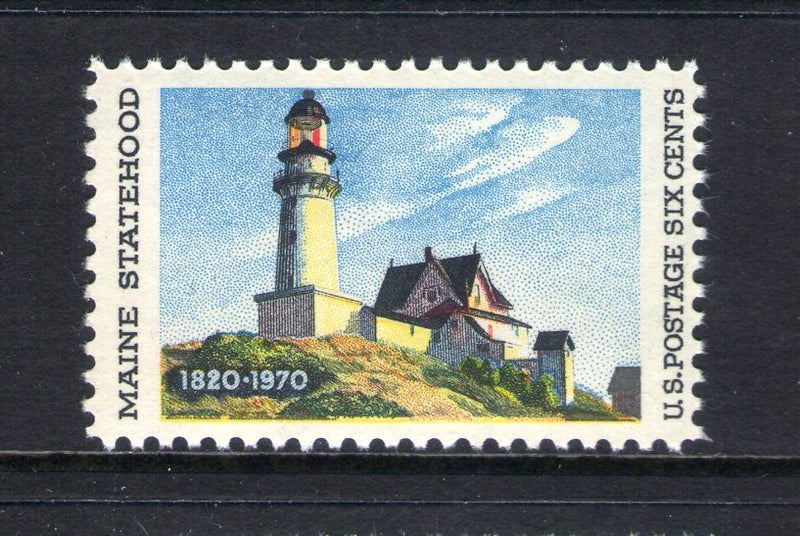 USA - 1391 - 1970 Maine Lighthouse (1) - UHM Carousel 1