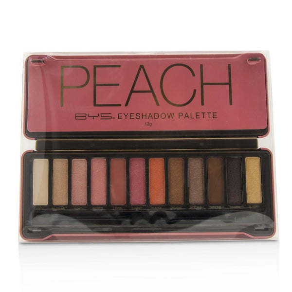 BYS Eyeshadow Palette (12x Eyeshadow, 2x Applicator) - Metals 12g/0.42oz Carousel 18