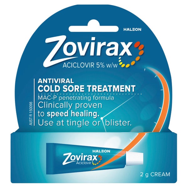 Zovirax Cold Sore Treatment Cream Tube 2g Carousel 2
