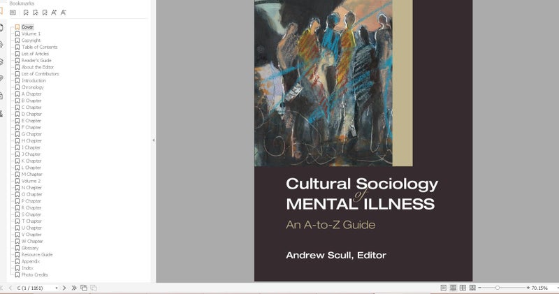 Cultural sociology of mental illness: an A-to-Z guide EBOOK RRP $560 !! Carousel 2