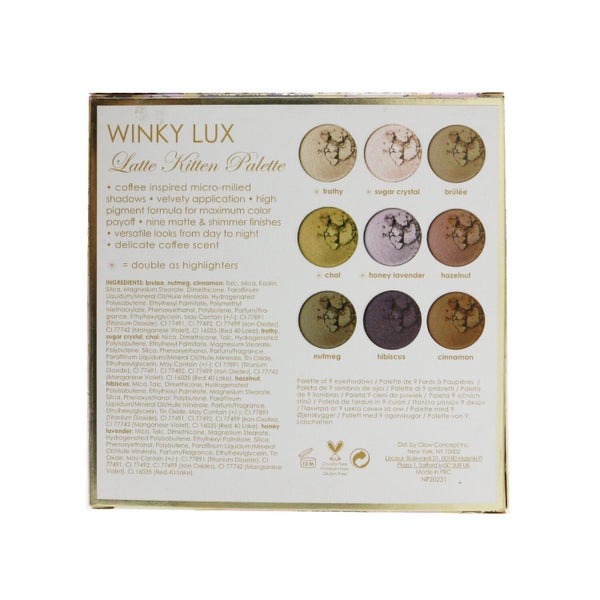 Winky Lux Latte Kitten Eyeshadow Palette (9x Eyeshadow) 9x1.7g/0.53oz Carousel 3