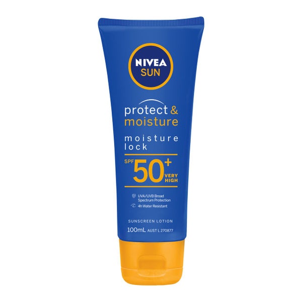 NIVEA Protect & Moisture Moisture Lock SPF50+ Sunscreen Lotion Carousel 1