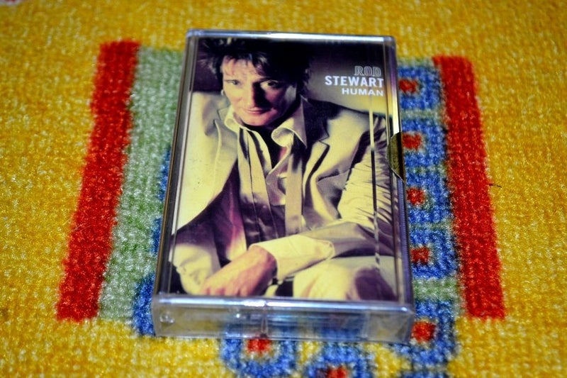 ROD STEWART Human CASSETTE TAPE BRAND NEW SEALED Carousel 1