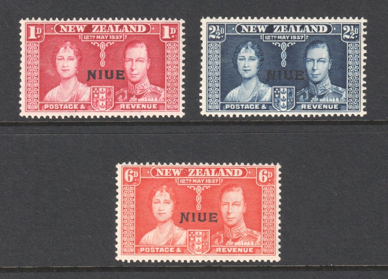 Niue - 1937 - Coronation set - LHM Carousel 1