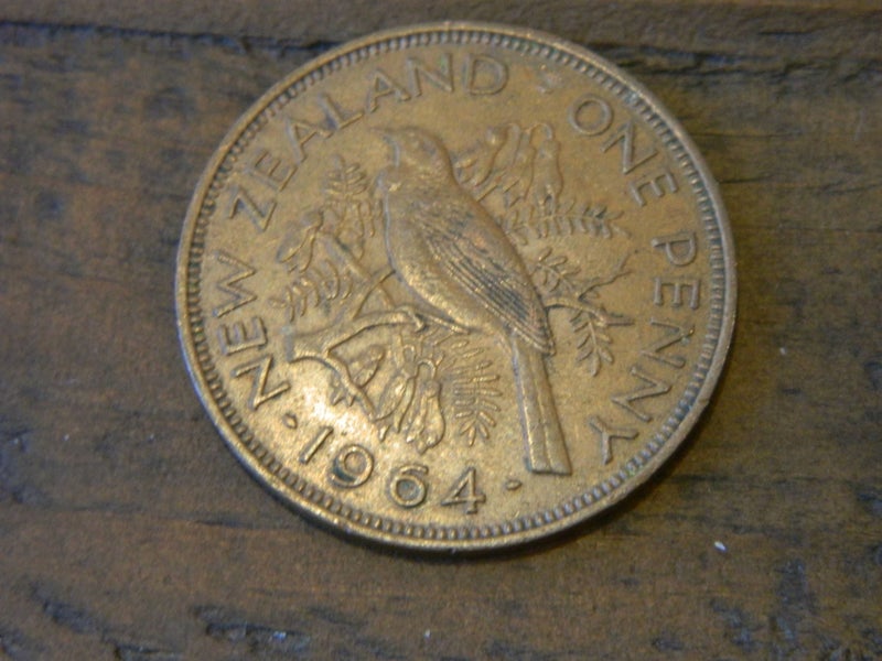 1964 New Zealand Penny (D) Carousel 1