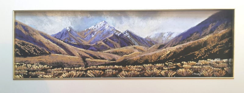 Original Pure Pigment Pastel Painting by NZ Artist Linelle Stacey Carousel 1
