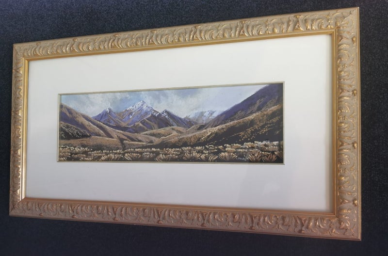 Original Pure Pigment Pastel Painting by NZ Artist Linelle Stacey Carousel 2