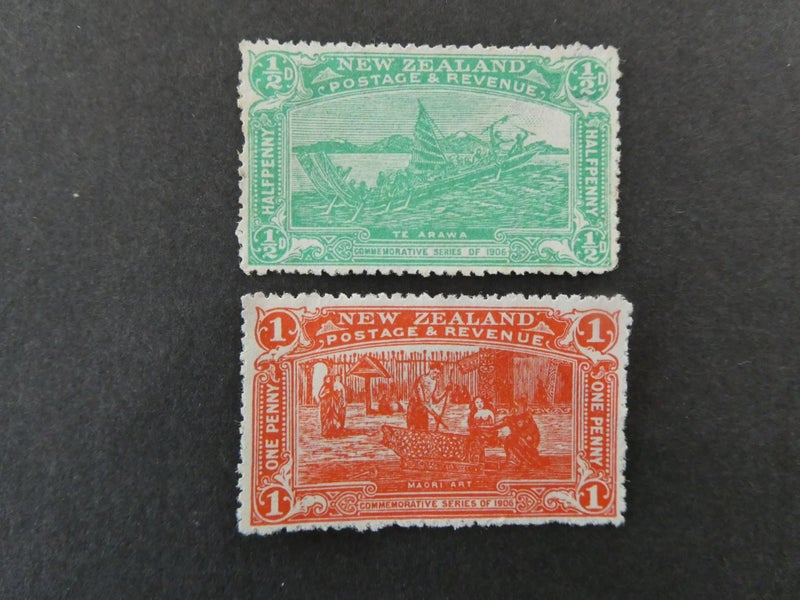 Mint NZ 1906 ChCh Exhib cat $105-$1res Carousel 1