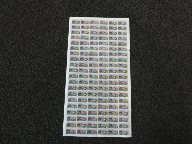 NZ Full Sheet 1965 Parliament-$1res Carousel 5