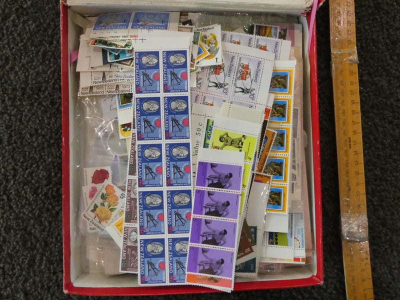 Nice Box of Mint NZ stamps-$1res Carousel 2