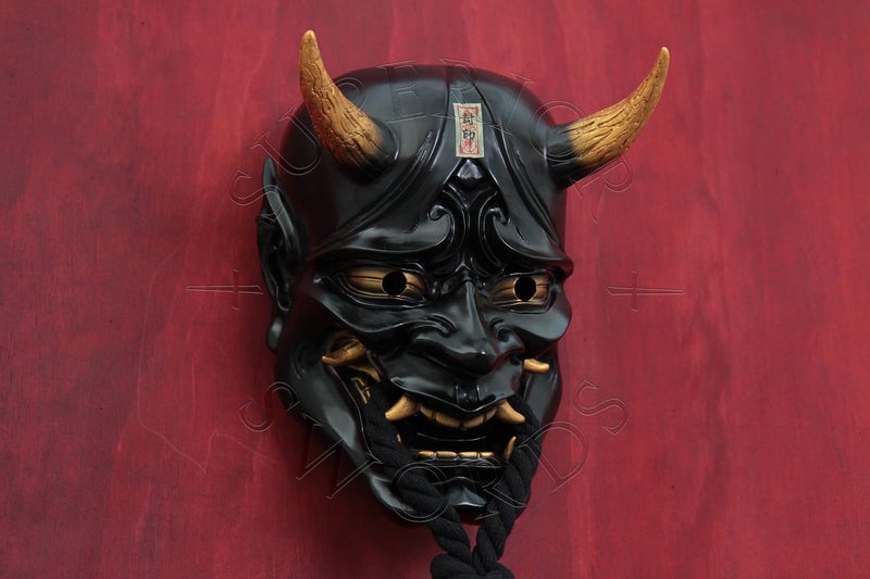 Hannya Mask - Black / Gold Carousel 1