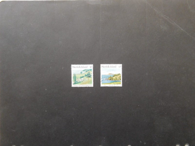 NORFOLK ISLAND stamp colln inc 1987 $2 and $3 FU , 75 +stamps , some THEMATICS Carousel 2