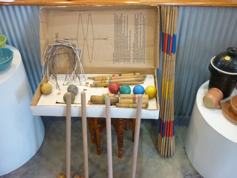 CROQUET JUNIOR SET. BOXED Carousel 1
