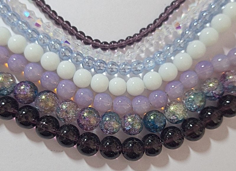 *$1.00 Res* A BIG LOT of OVER 800 MIXED BEADS 500gms. INCLUDING 7 STRANDS! Carousel 2