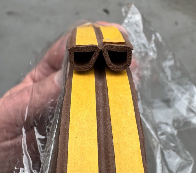 Window seal - 8mm tall by 9mm wide - 5m roll - 3 packs Carousel 3