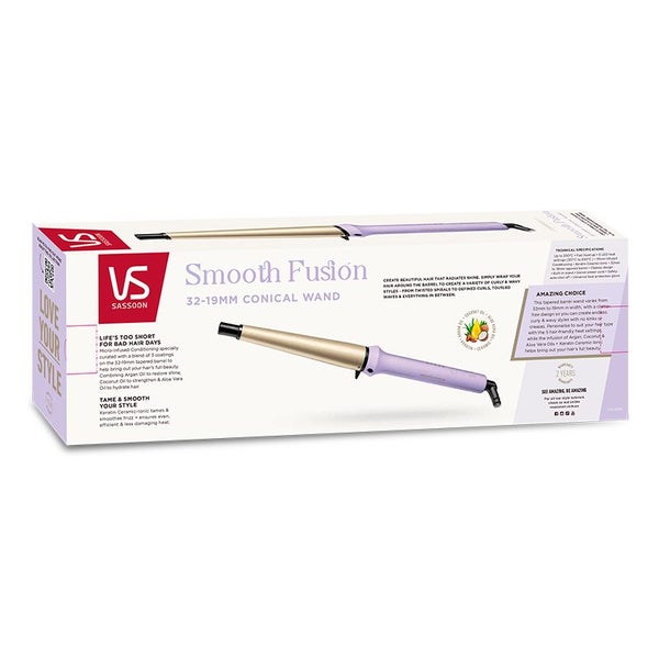 VS Sassoon Smooth Fusion Wand - Black Rose Gold (VSC42RA) Carousel 4