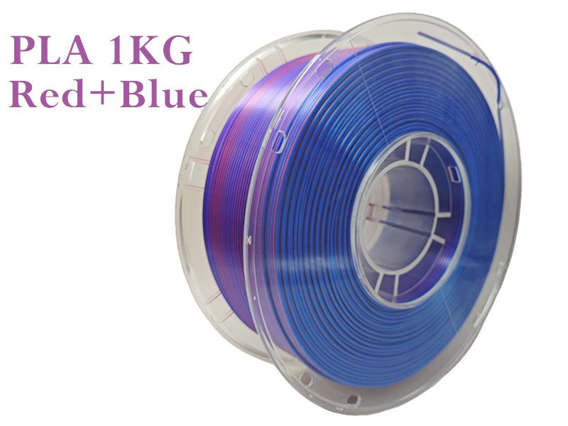 Red+Blue 3D Printing Printer Filament 1KG 1.75mm PLA Carousel 1